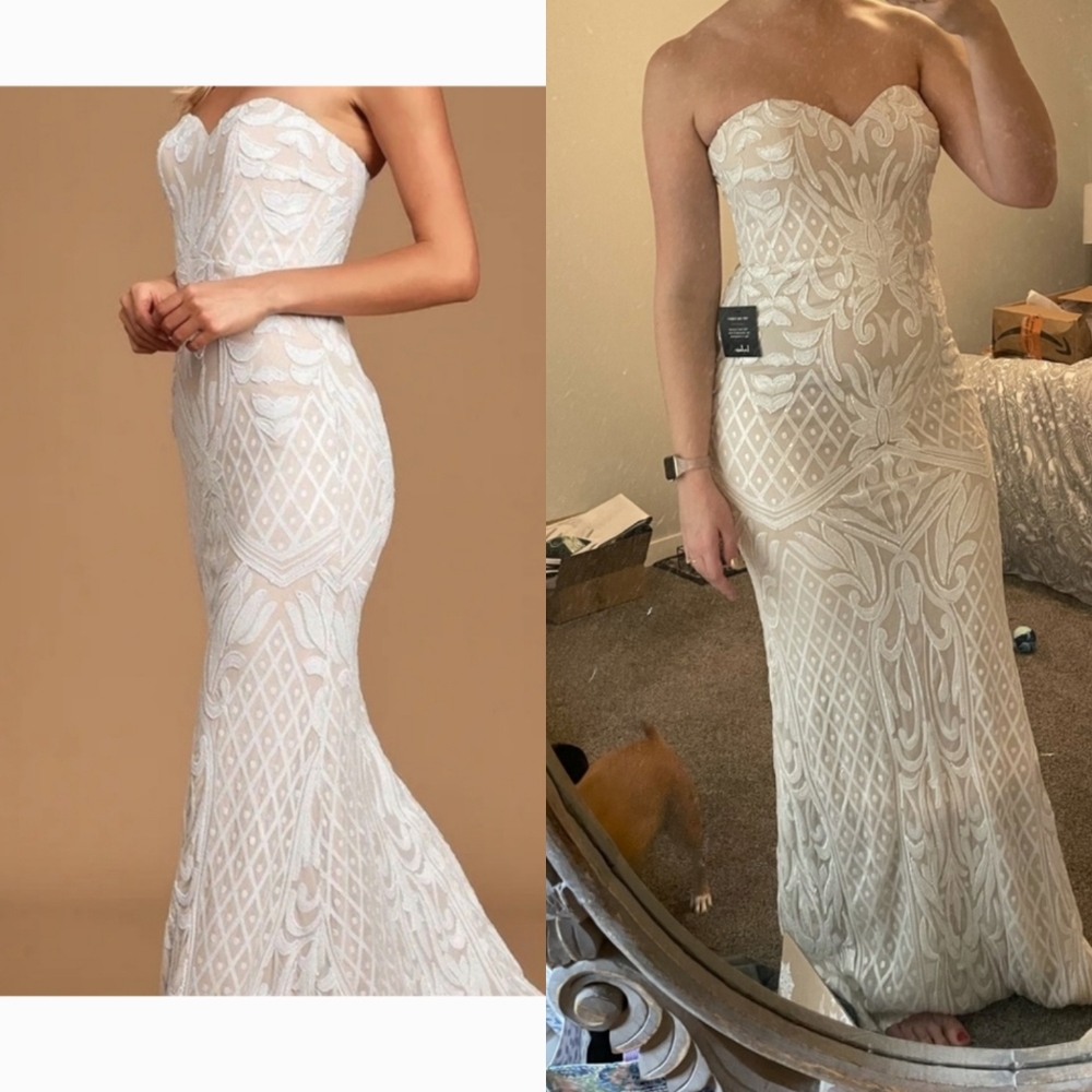 NWT Lulu's Olivia wedding dress